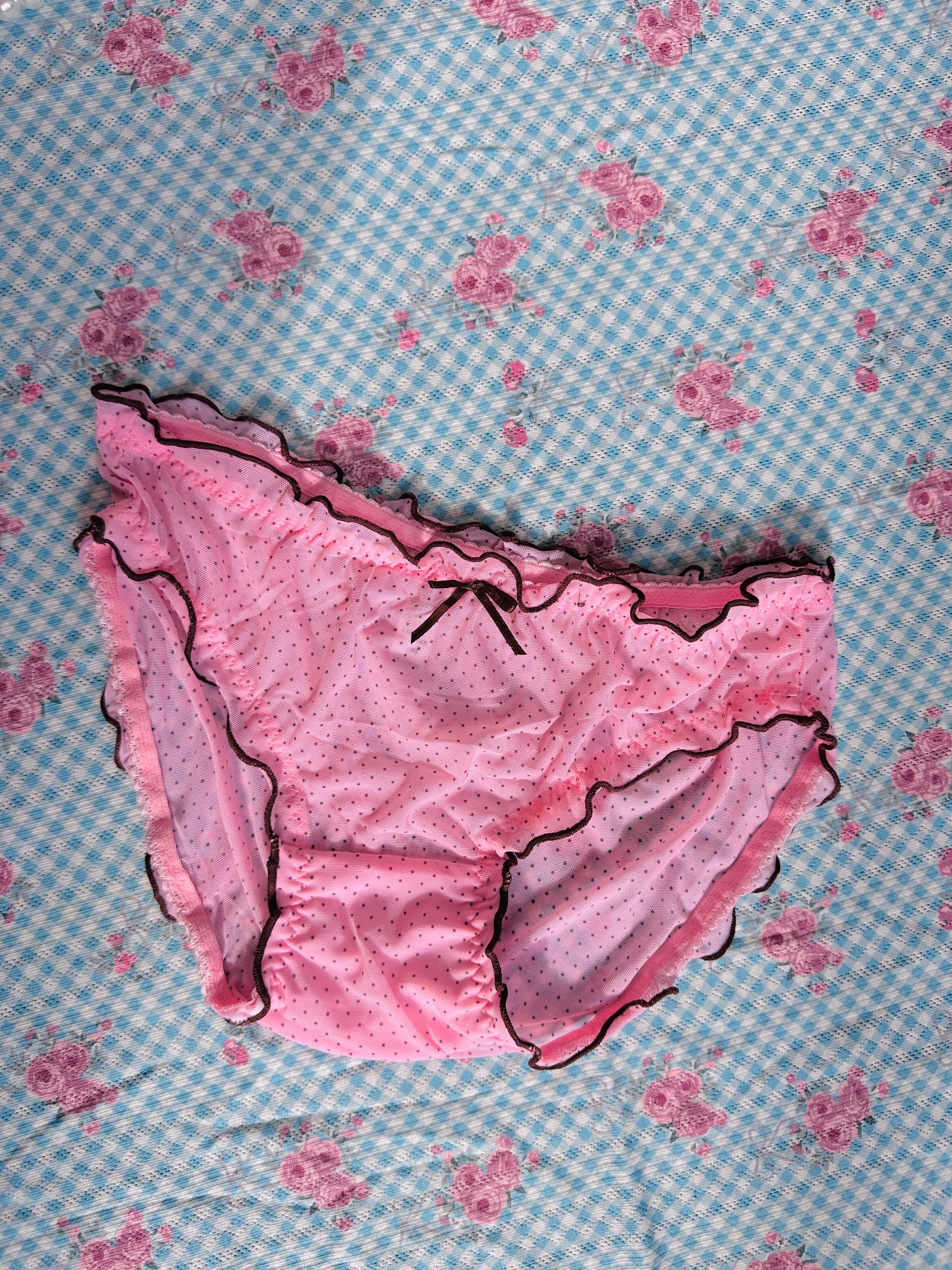 10/26 S Size coquette ruffle lace panties