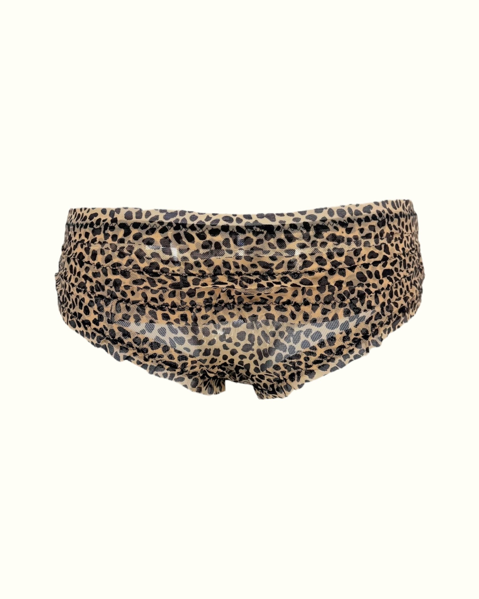 Leopard Print Ruffled Panty