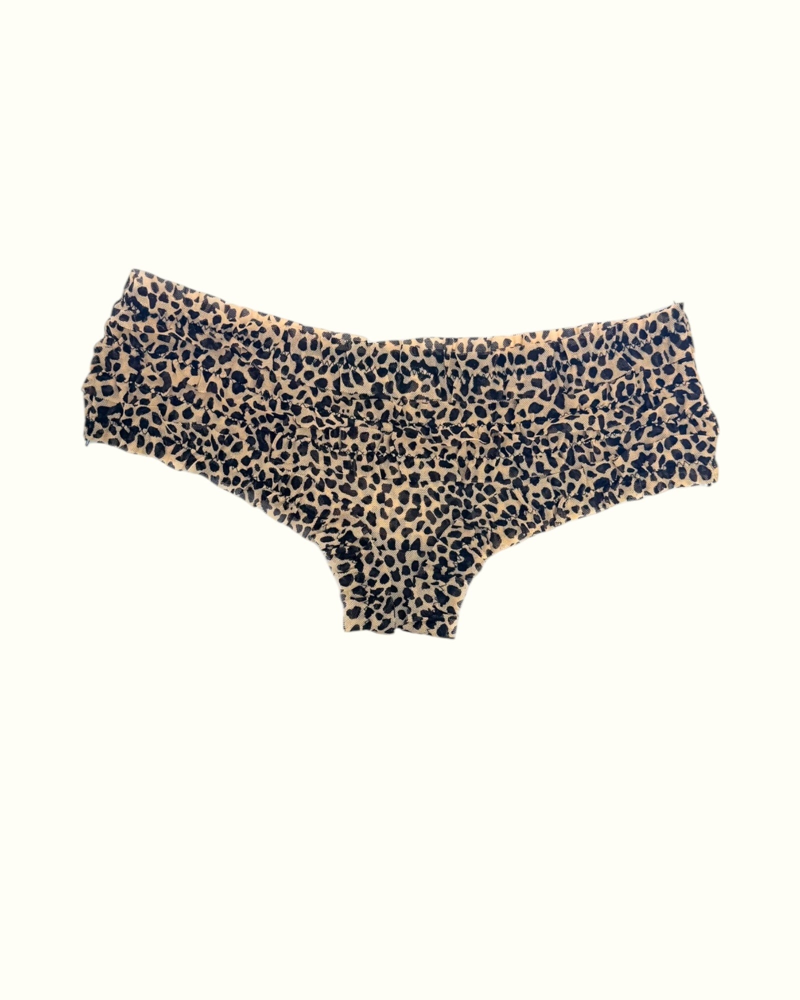 Leopard Print Ruffled Panty