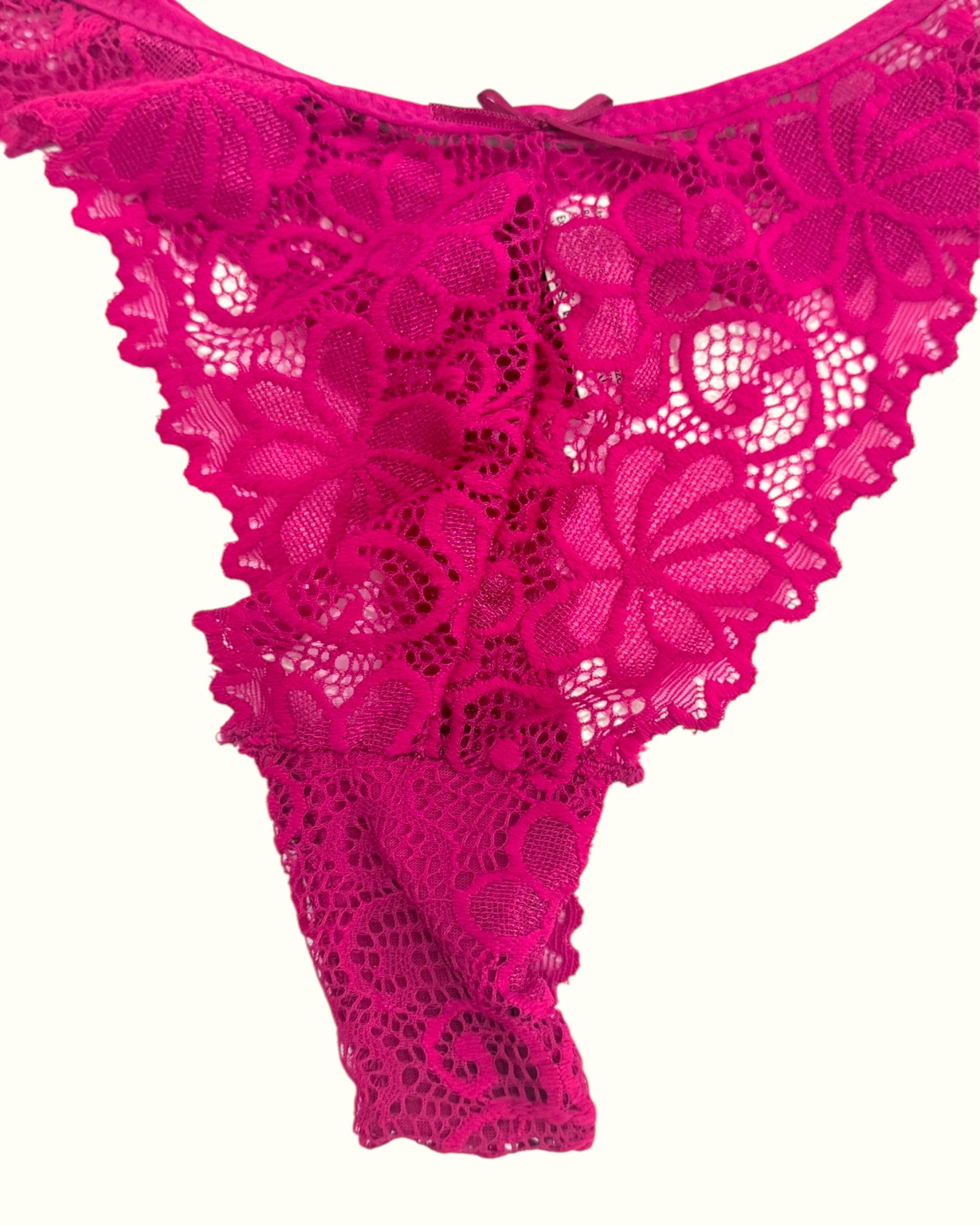 Floral Lace Coquette Brief