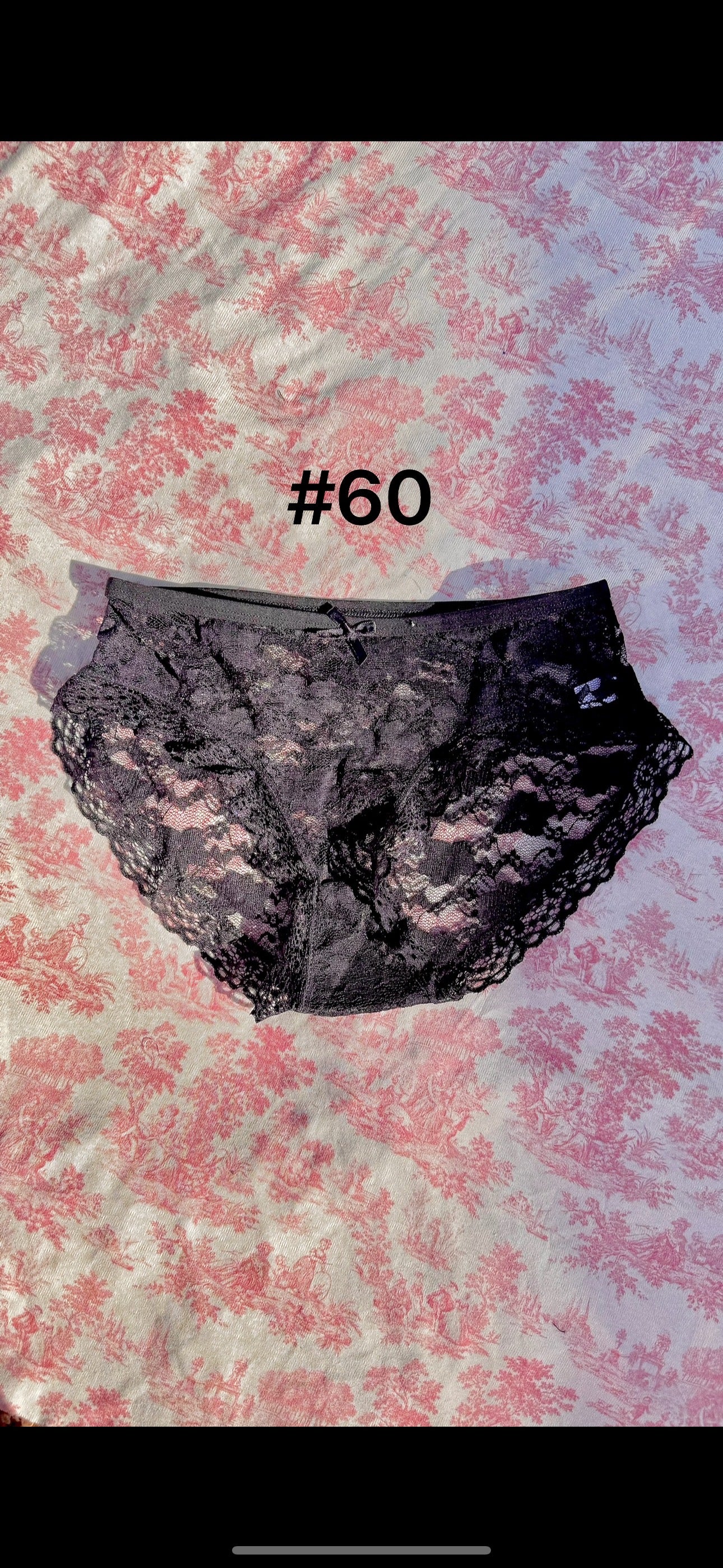 Small size coquette ruffle lace panties