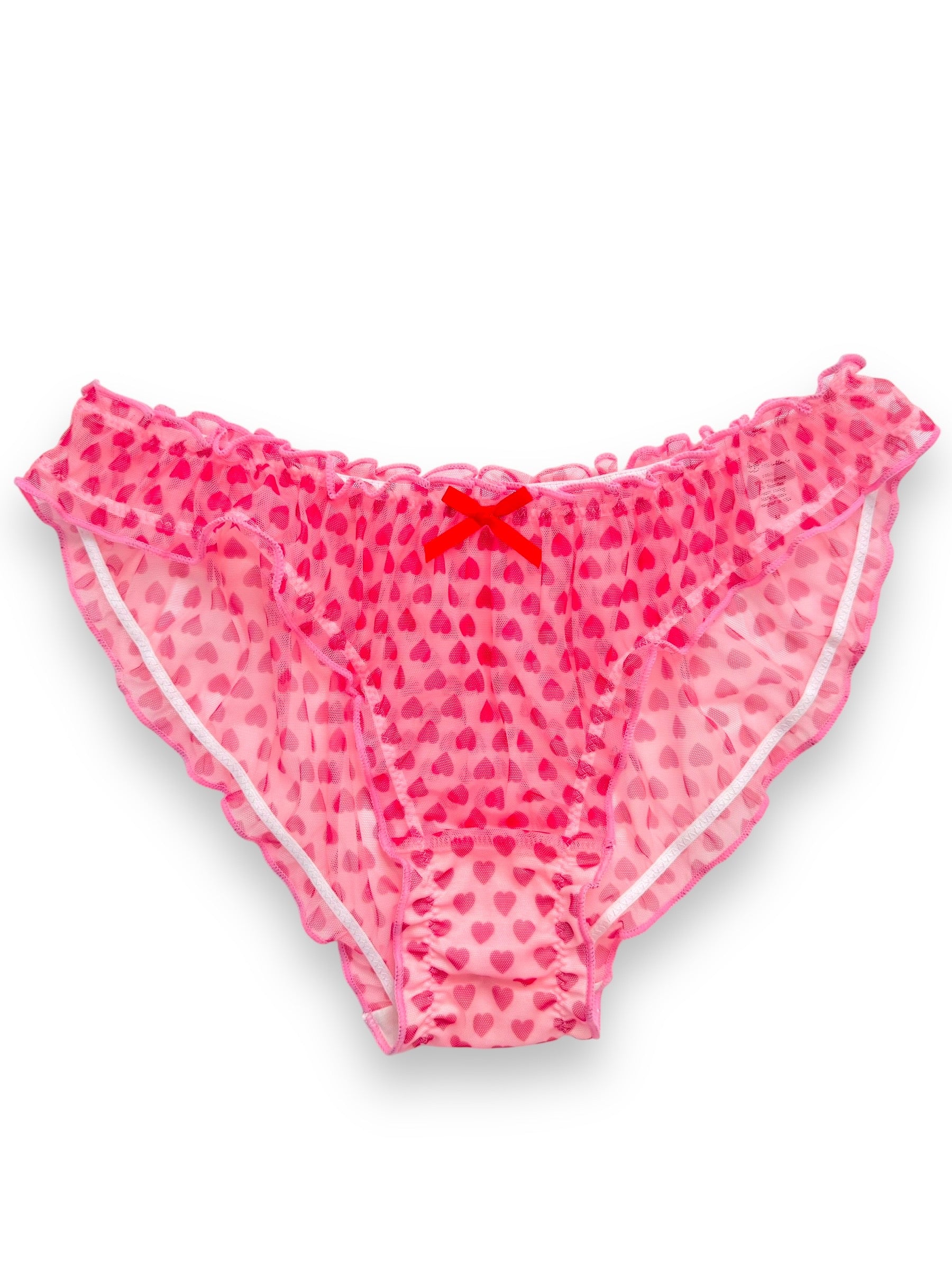 Mixed 5 Women's Lace Coquette Ruffle Panties in Various Designs