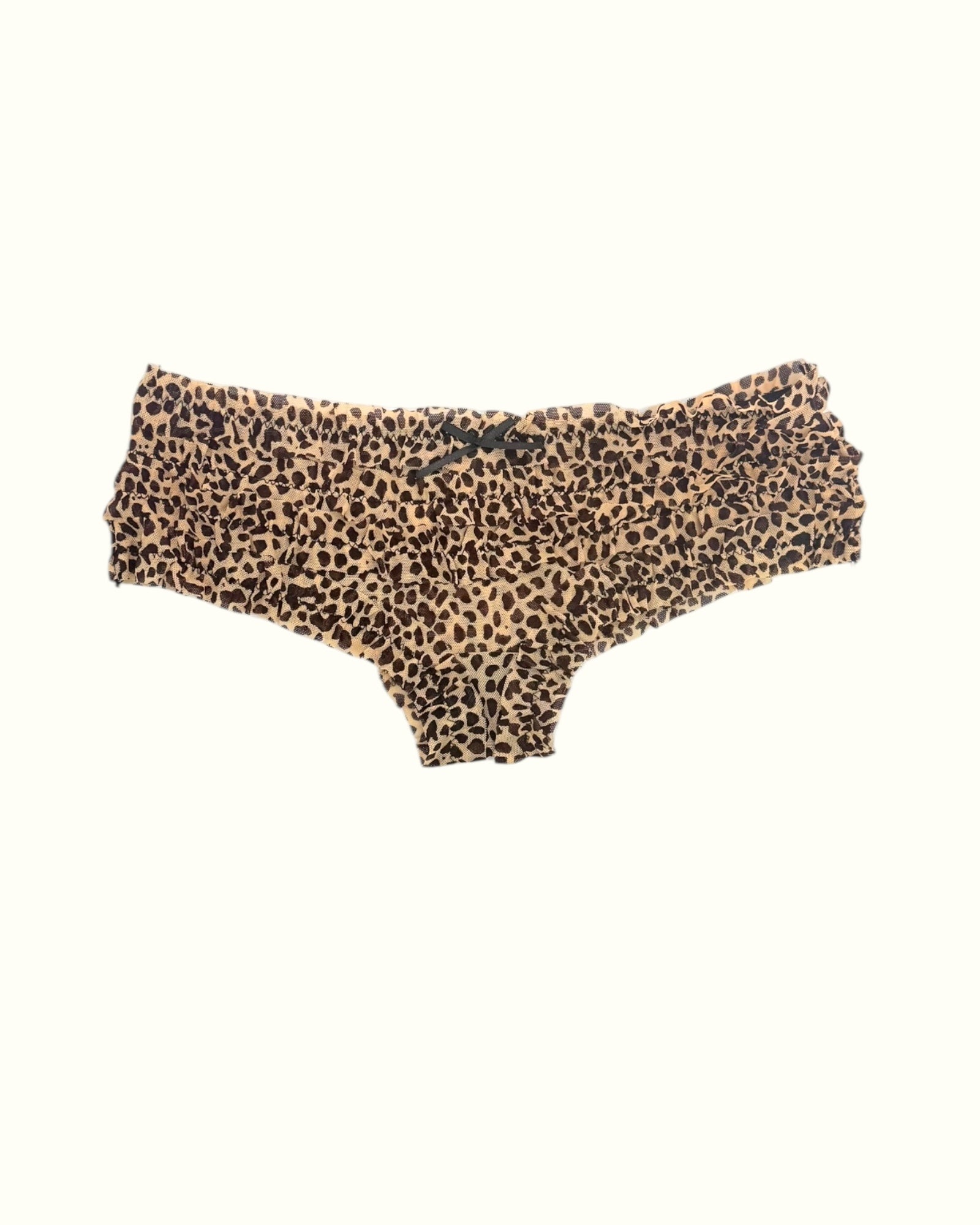 Leopard Print Ruffled Panty