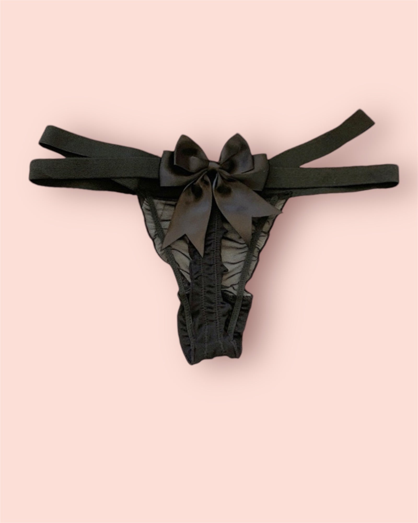 Coquette Bow-Accent Thong