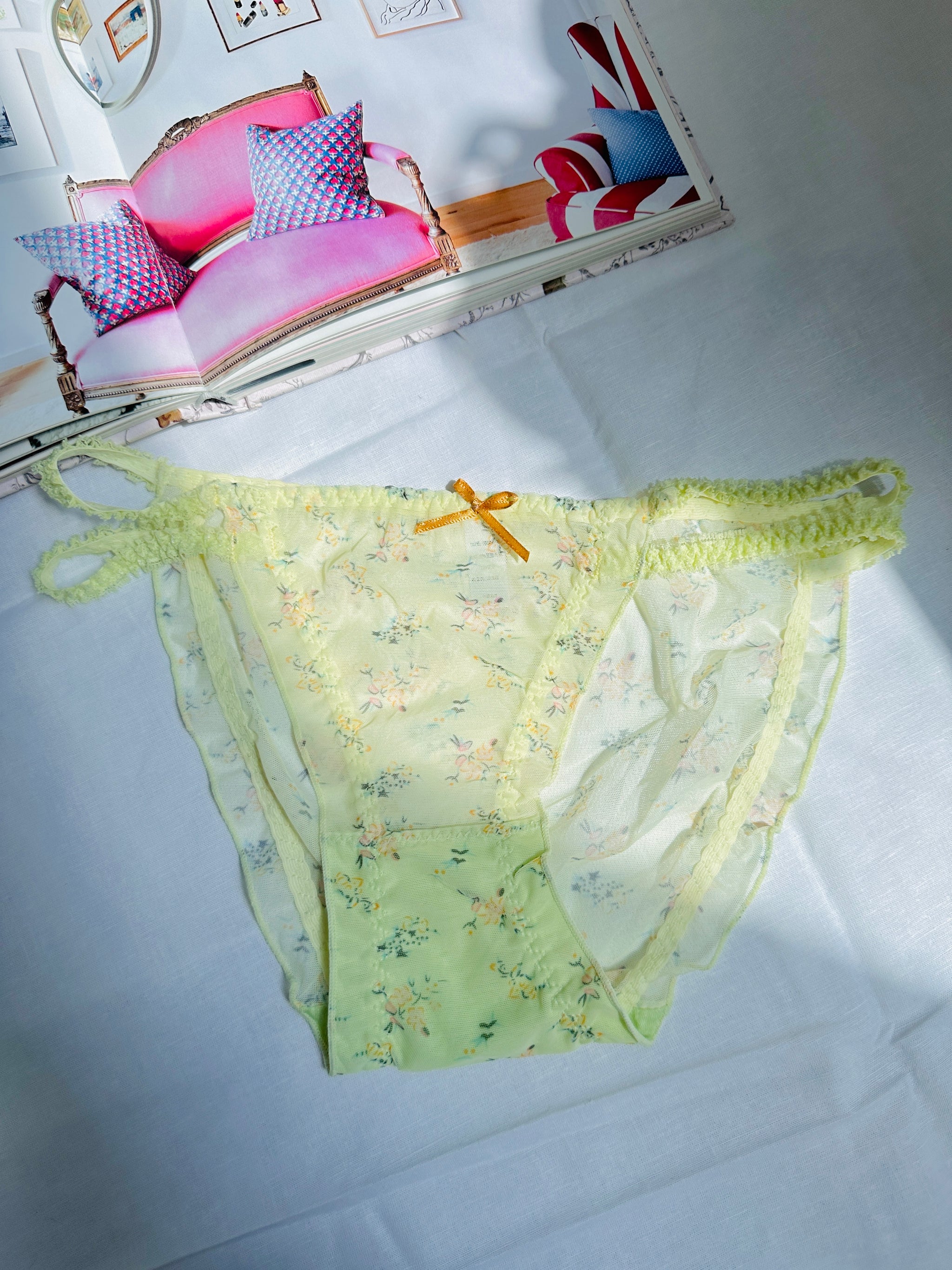 S Size Coquette Y2K cute ruffle panties