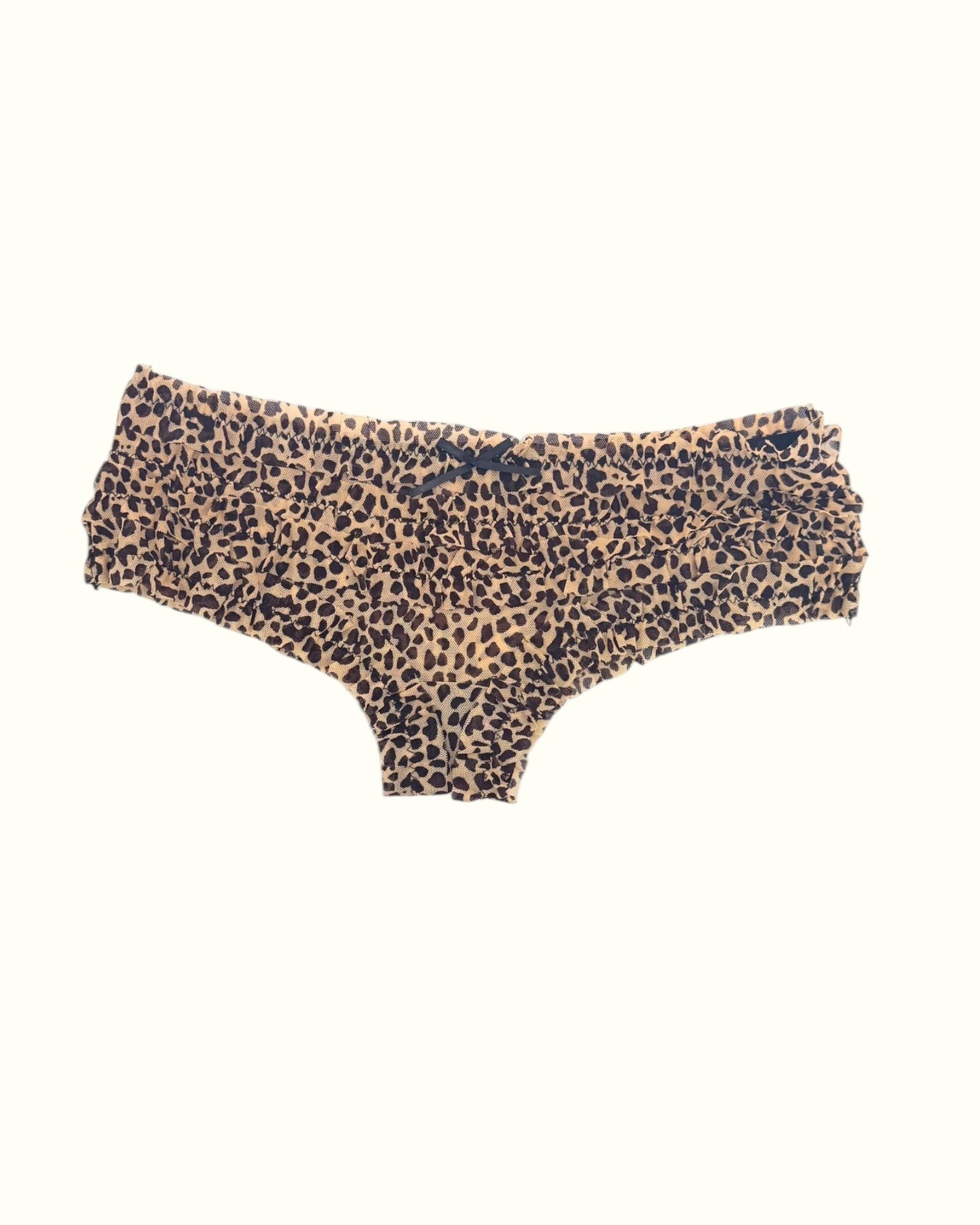 Leopard Print Ruffled Panty