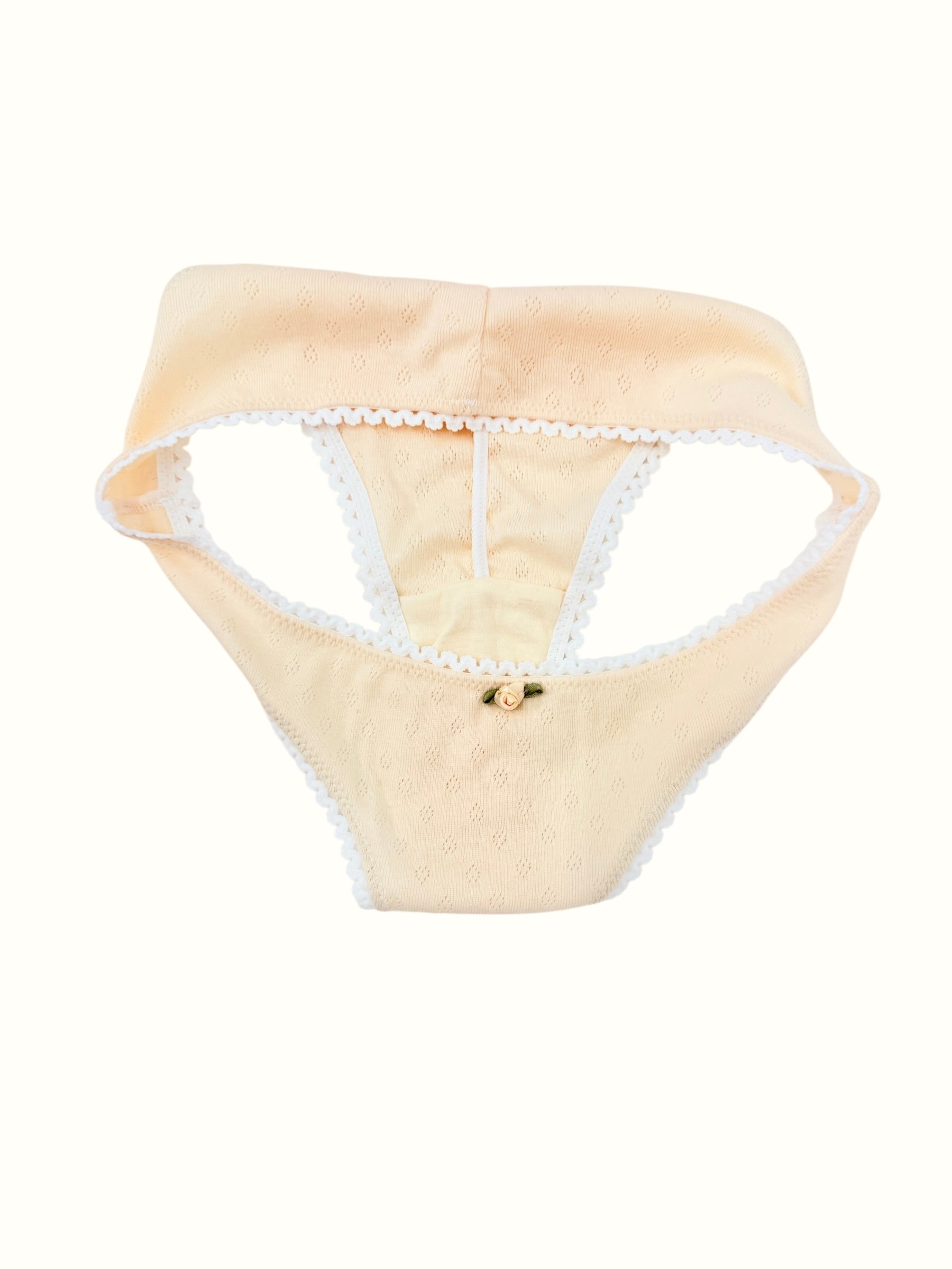 Cotton Made Vintage inspired pointelle cheeky undie panty