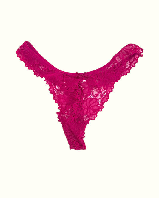 Floral Lace Coquette Brief