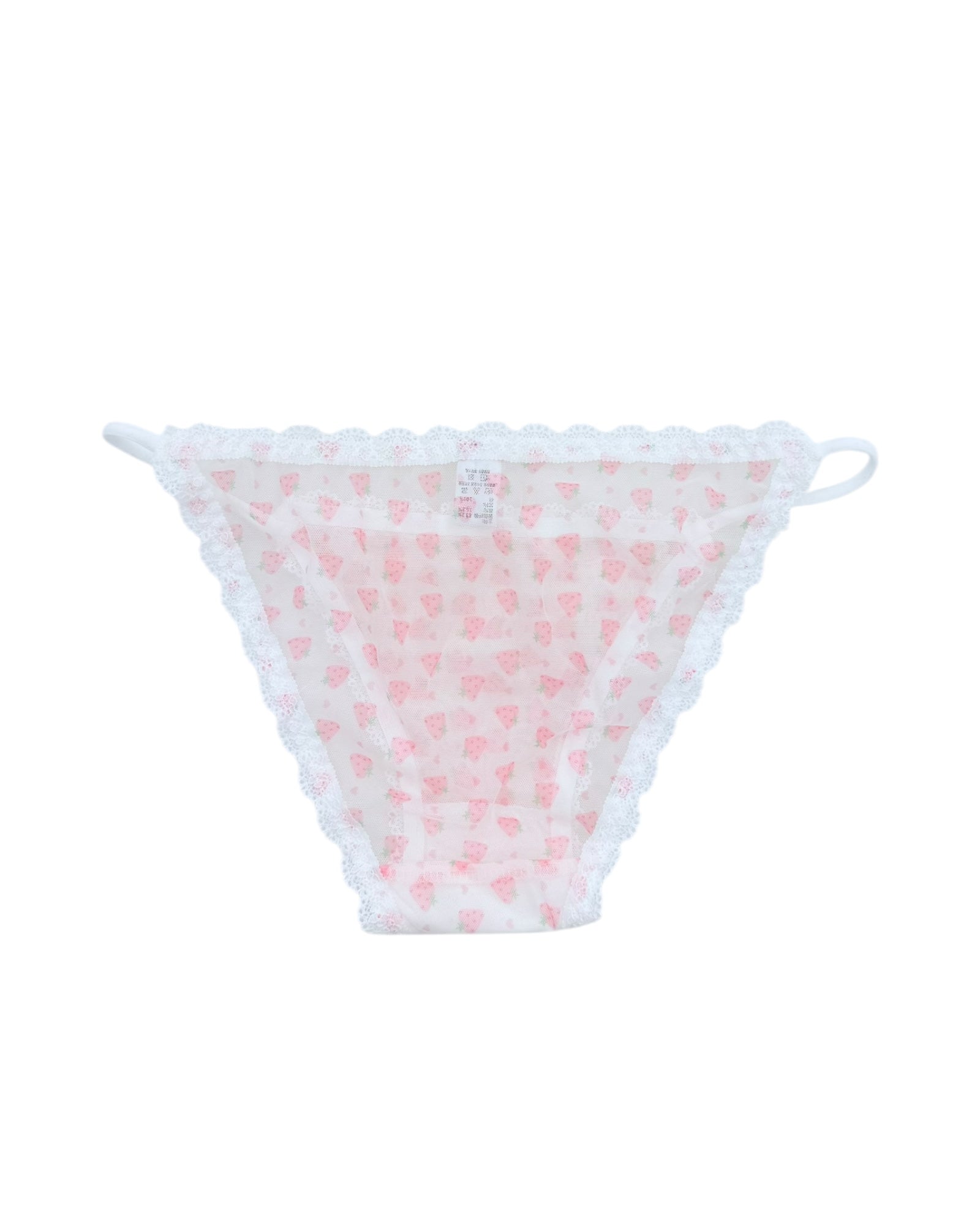 Coquette Strawberry Lace Trim Panty