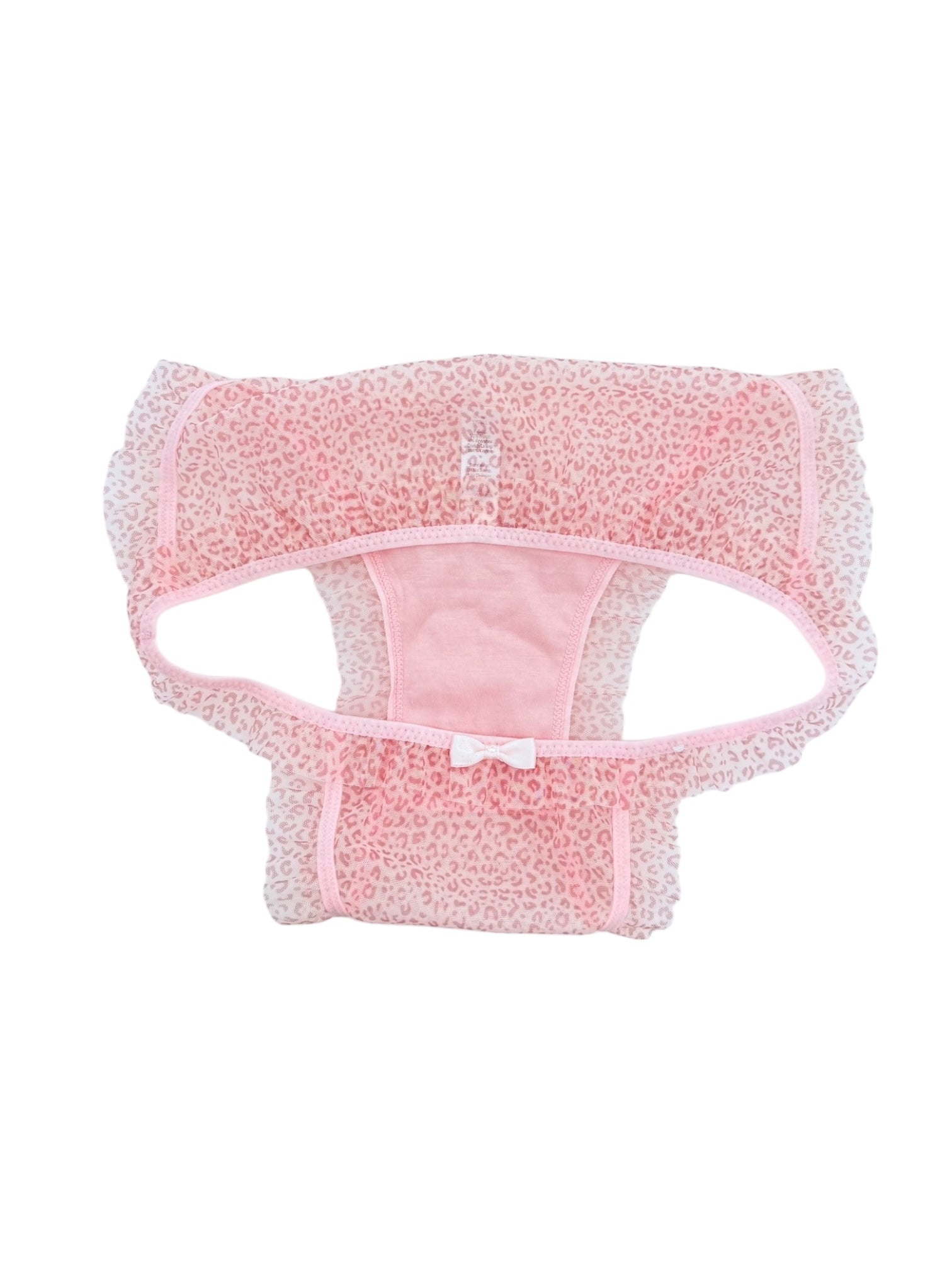 Playful Pink Leopard Print Panty