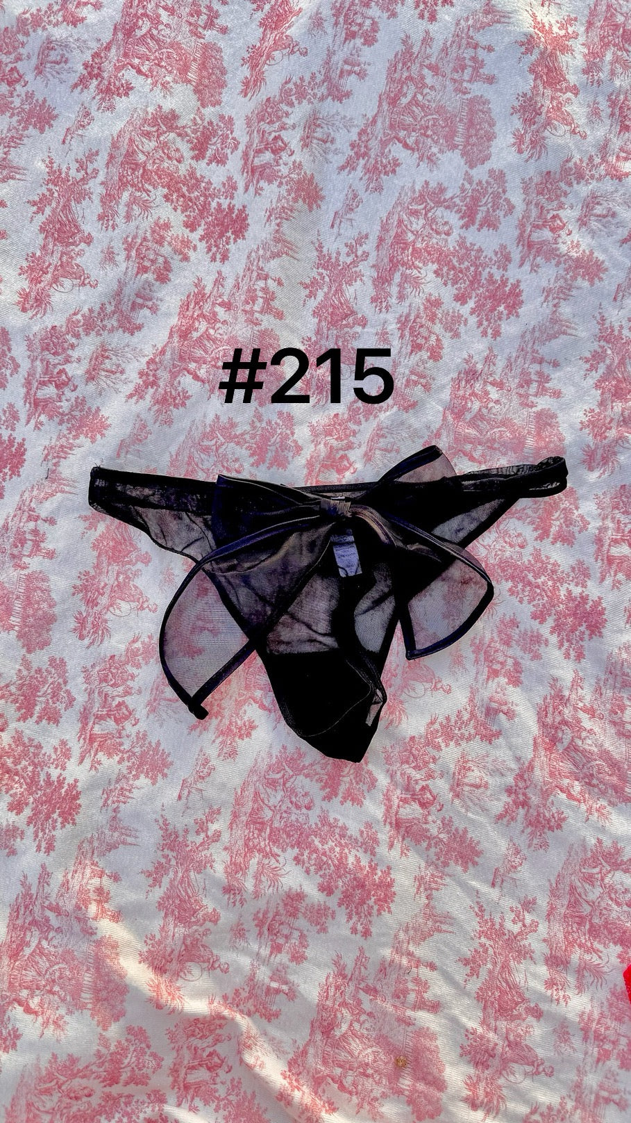 Small size coquette ruffle lace panties