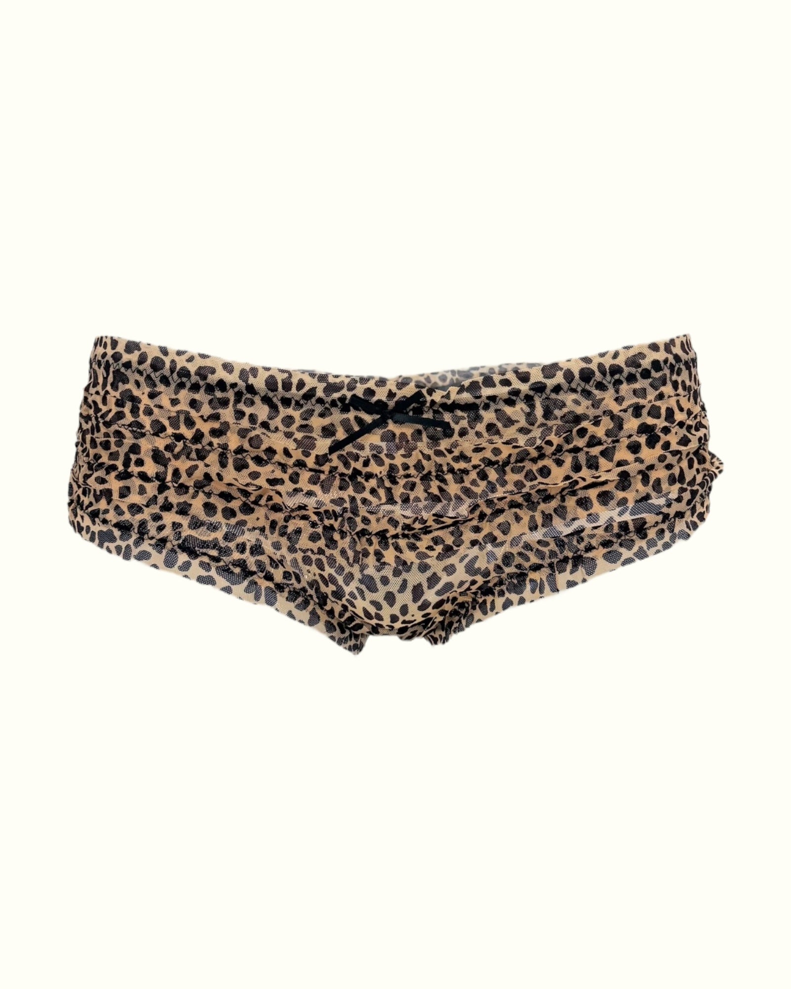 Leopard Print Ruffled Panty