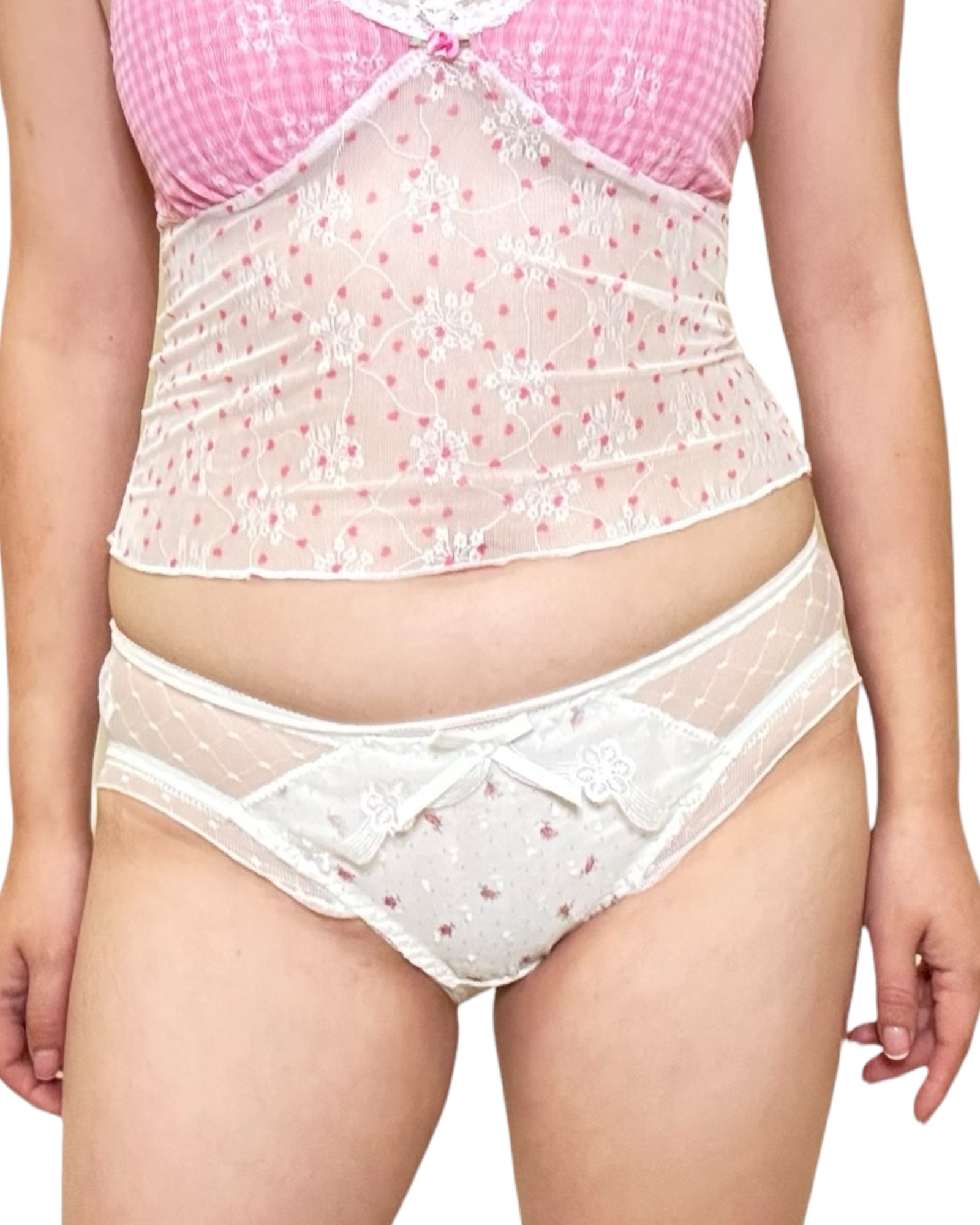 Small Size coquette ruffle lace panties