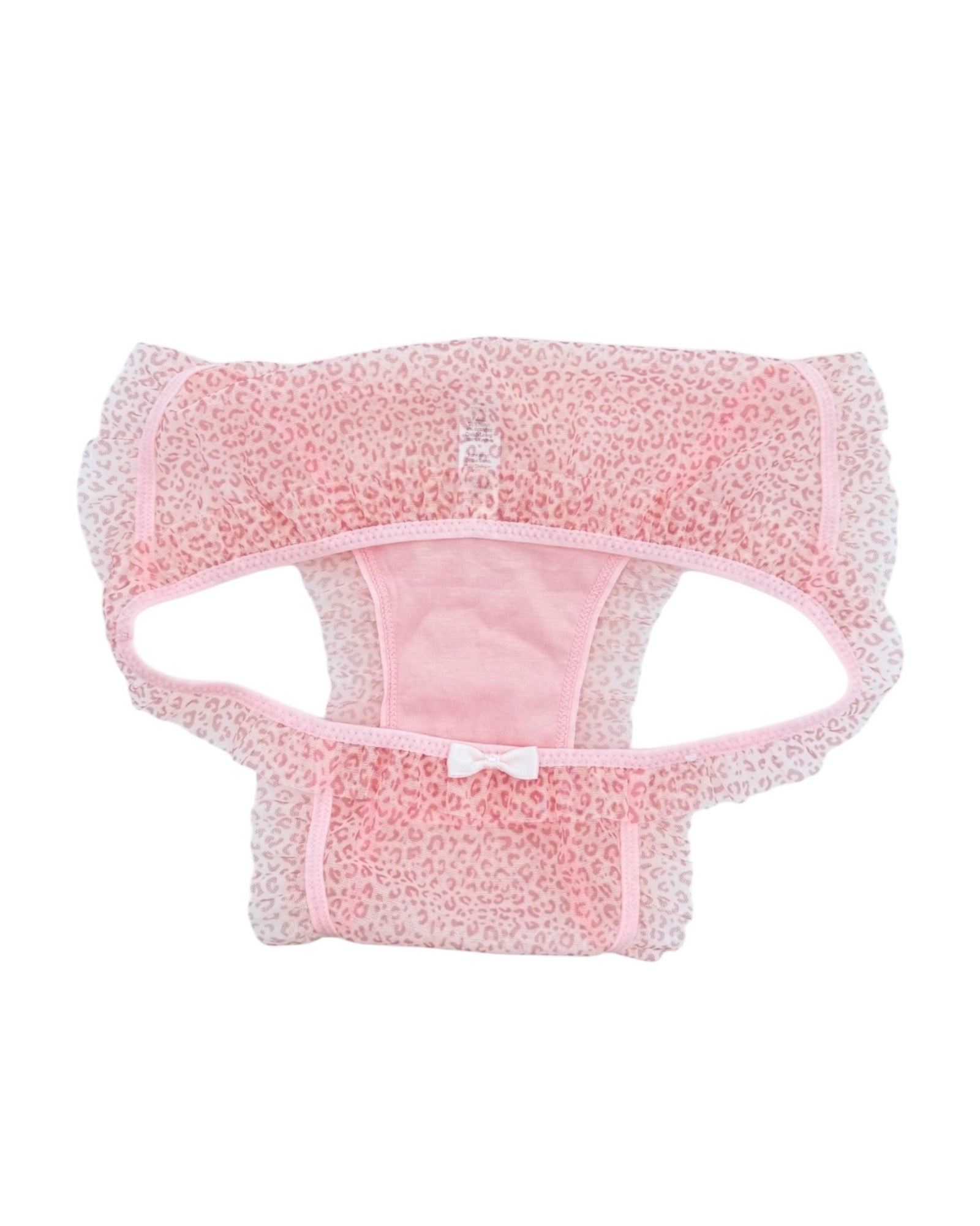 Playful Pink Leopard Print Panty