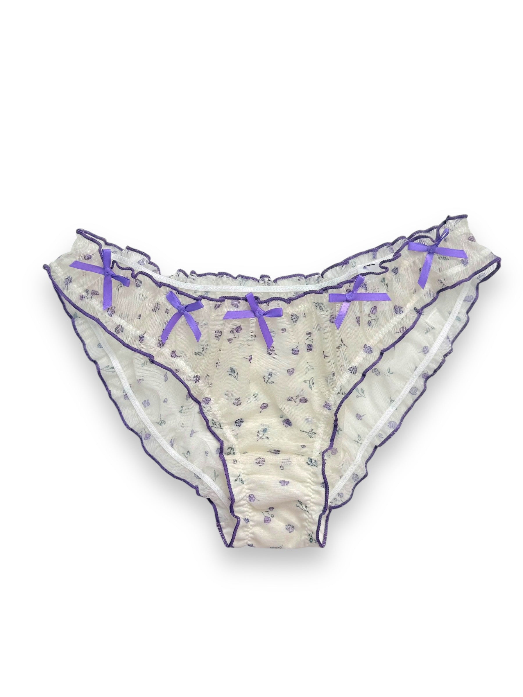 Mixed 5 Women's Lace Coquette Ruffle Panties in Various Designs