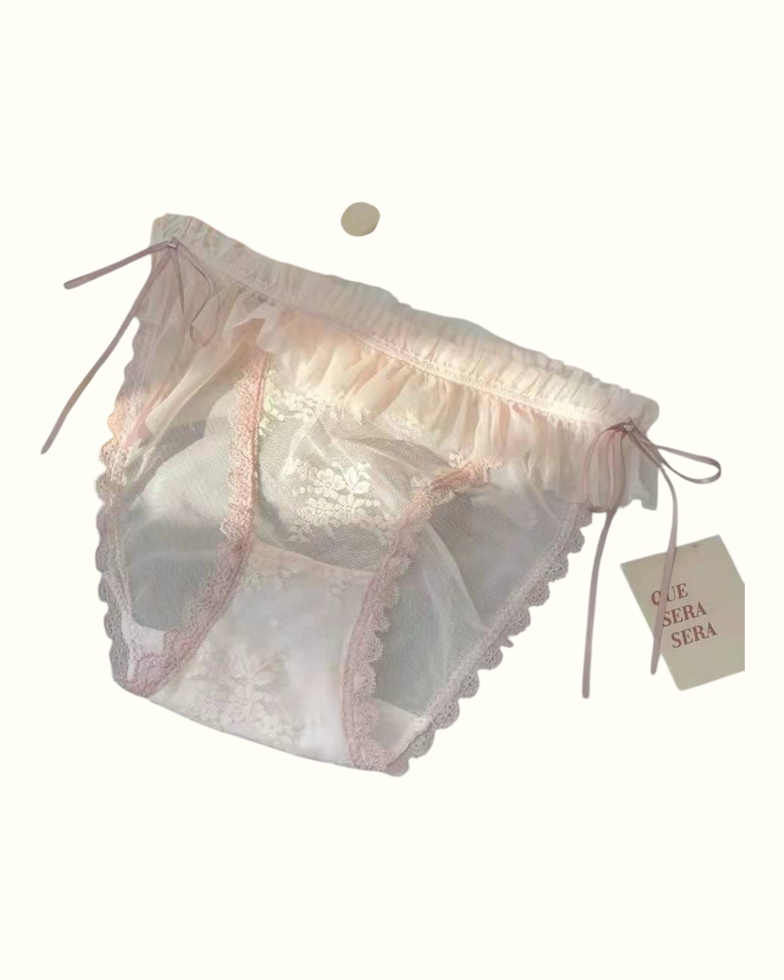 Mixed 5 Women's Lace Coquette Ruffle Panties in Various Designs