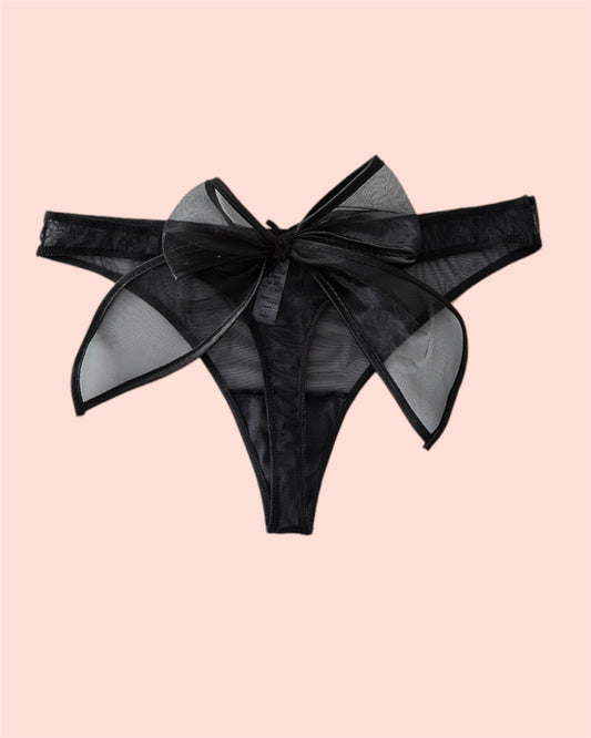 Milanblocks coquette bow lace cute panty Cotton Panties fall underwear