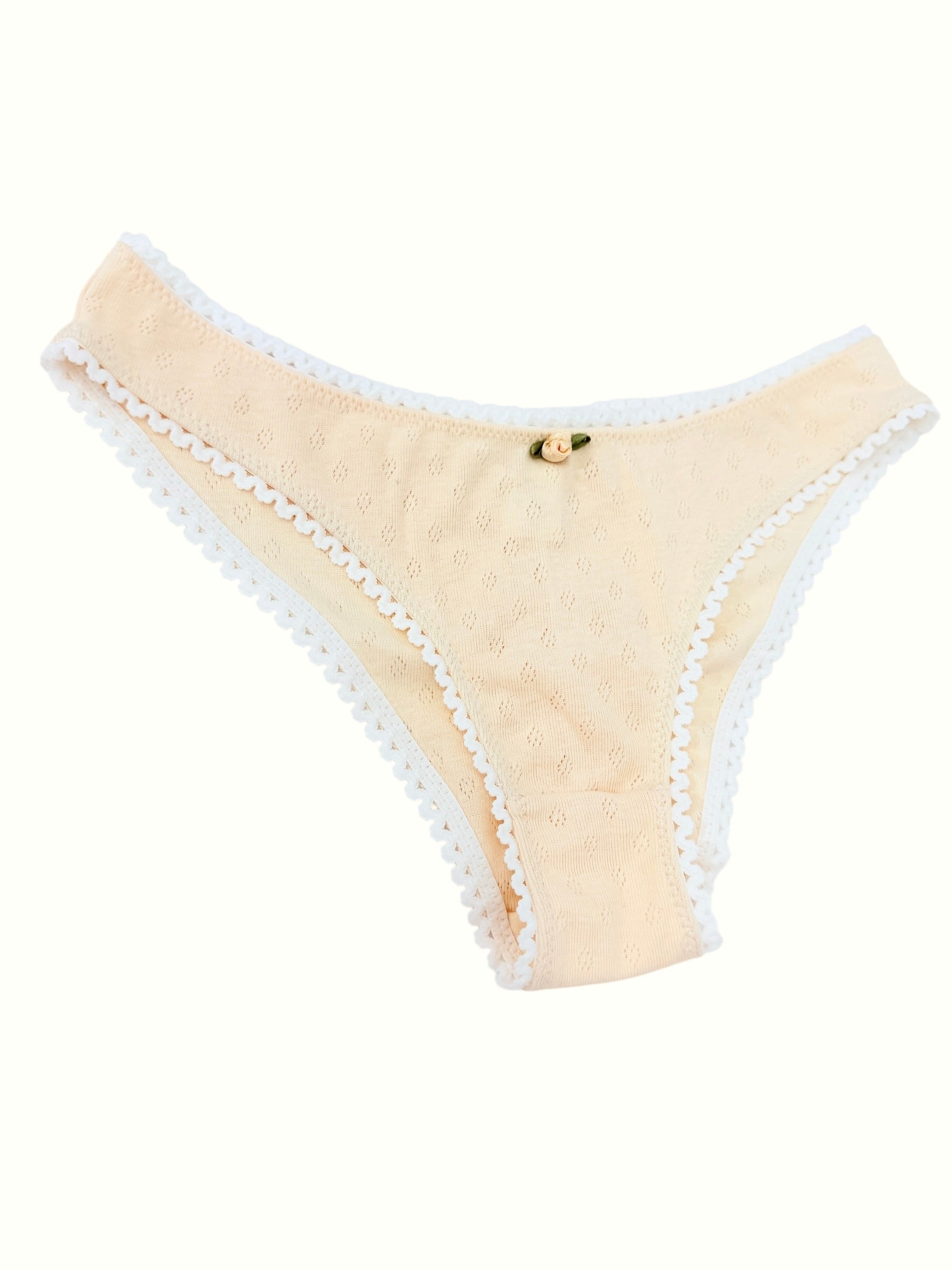 Cotton Made Vintage inspired pointelle cheeky undie panty