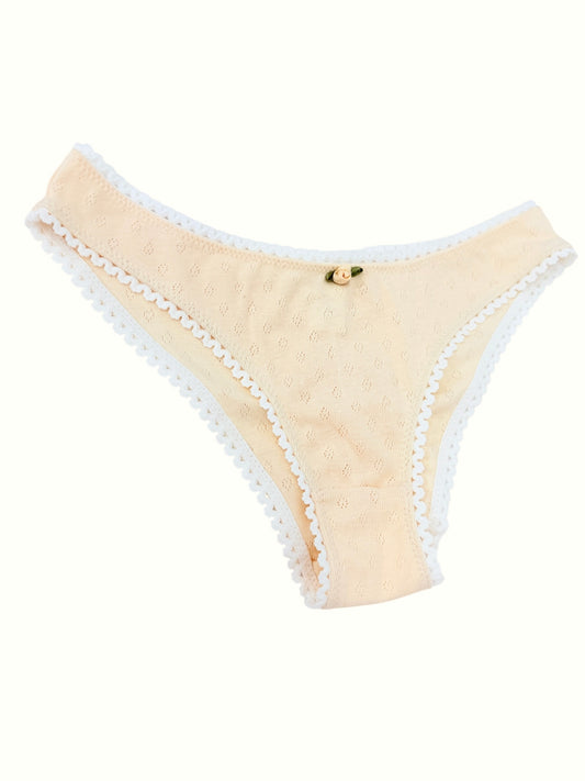 Cotton Made Vintage inspired pointelle cheeky undie panty