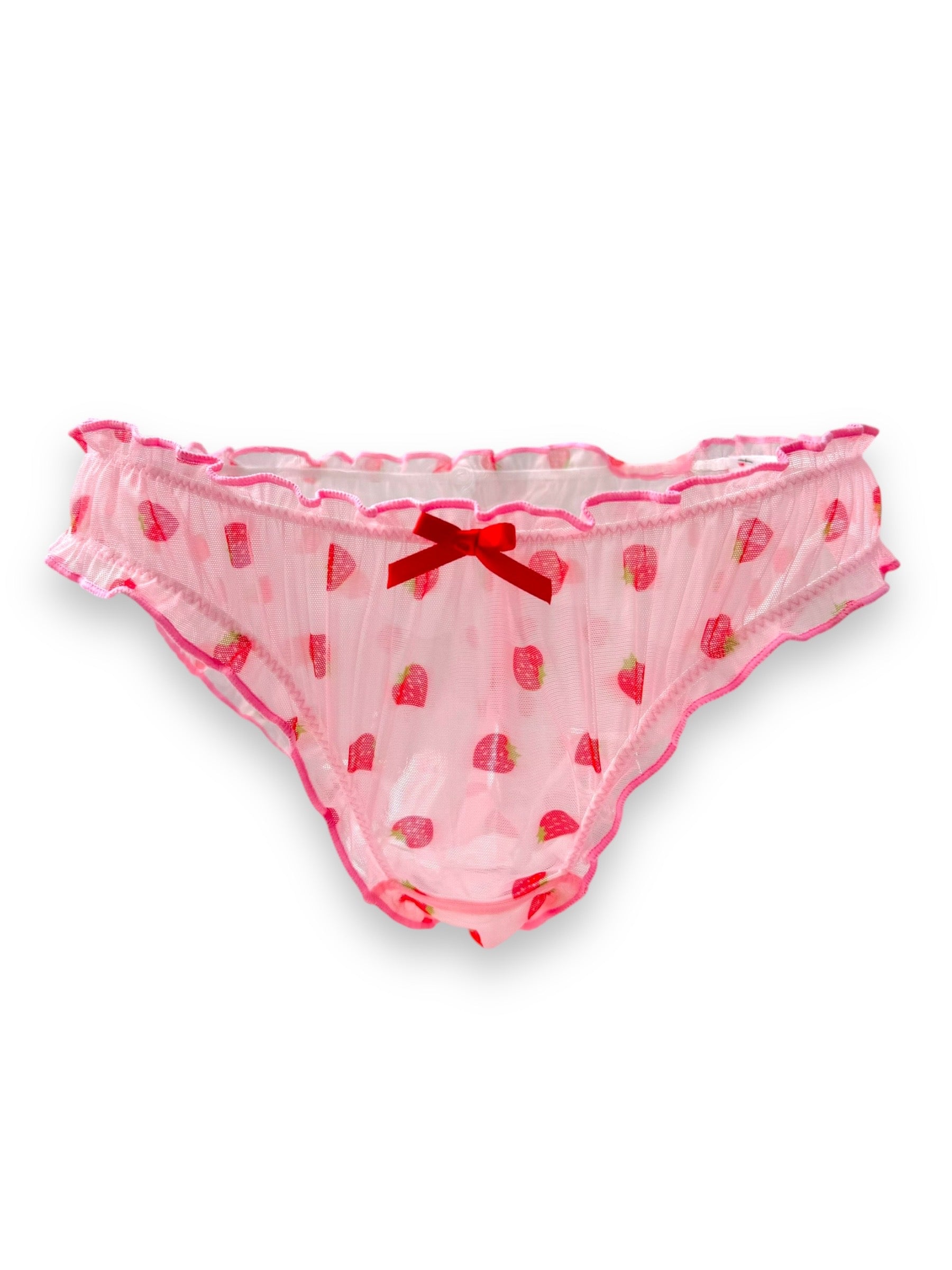 Strawberry Sheer Pink Coquette Panty