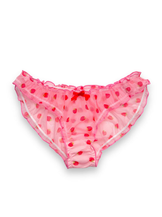 Strawberry Sheer Pink Coquette Panty