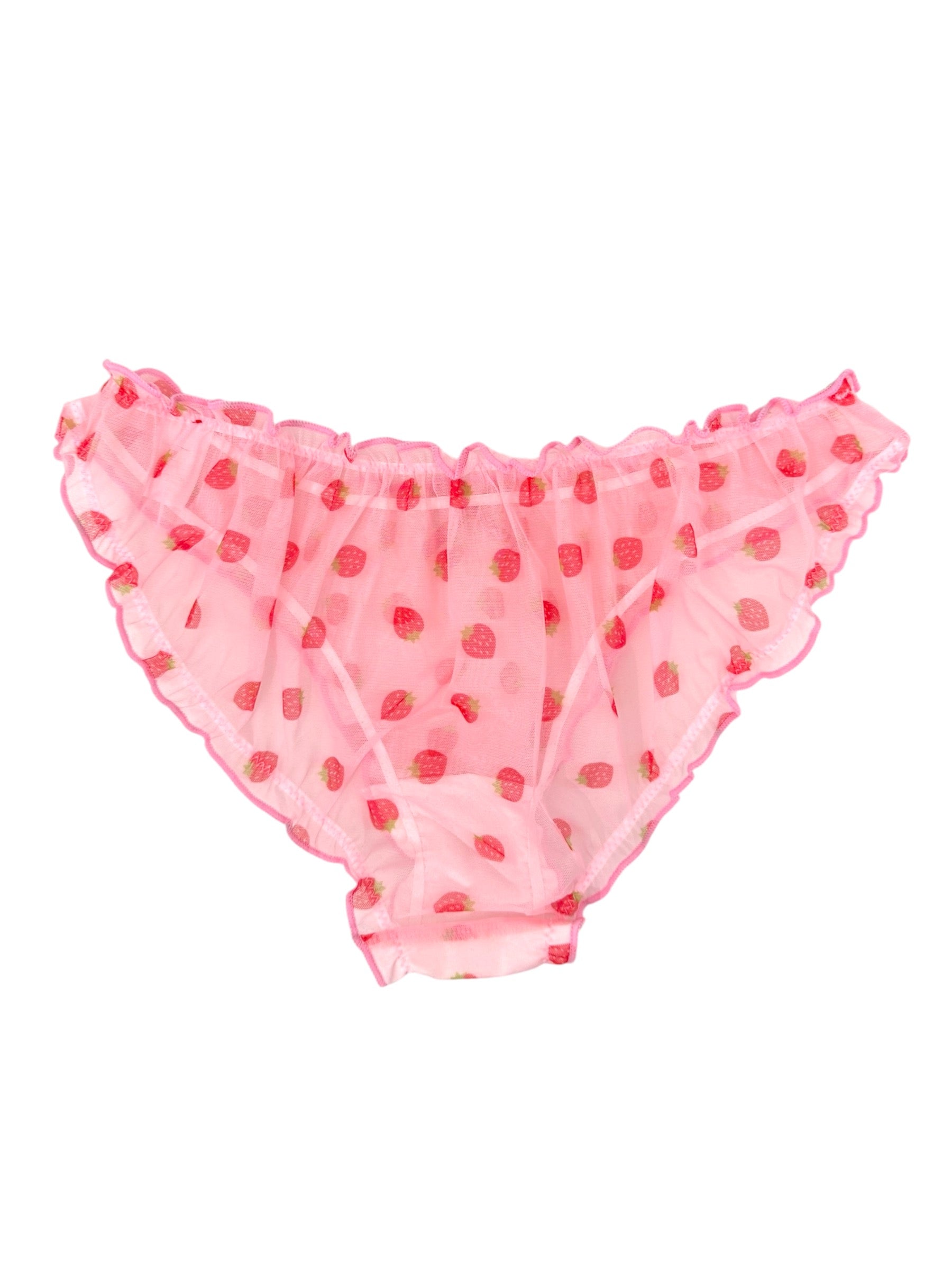 Strawberry Sheer Pink Coquette Panty