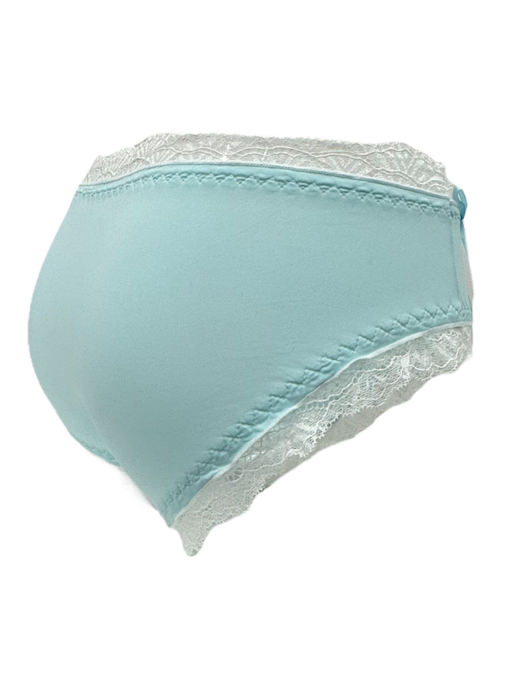 Blue & White Lace Trim Panty