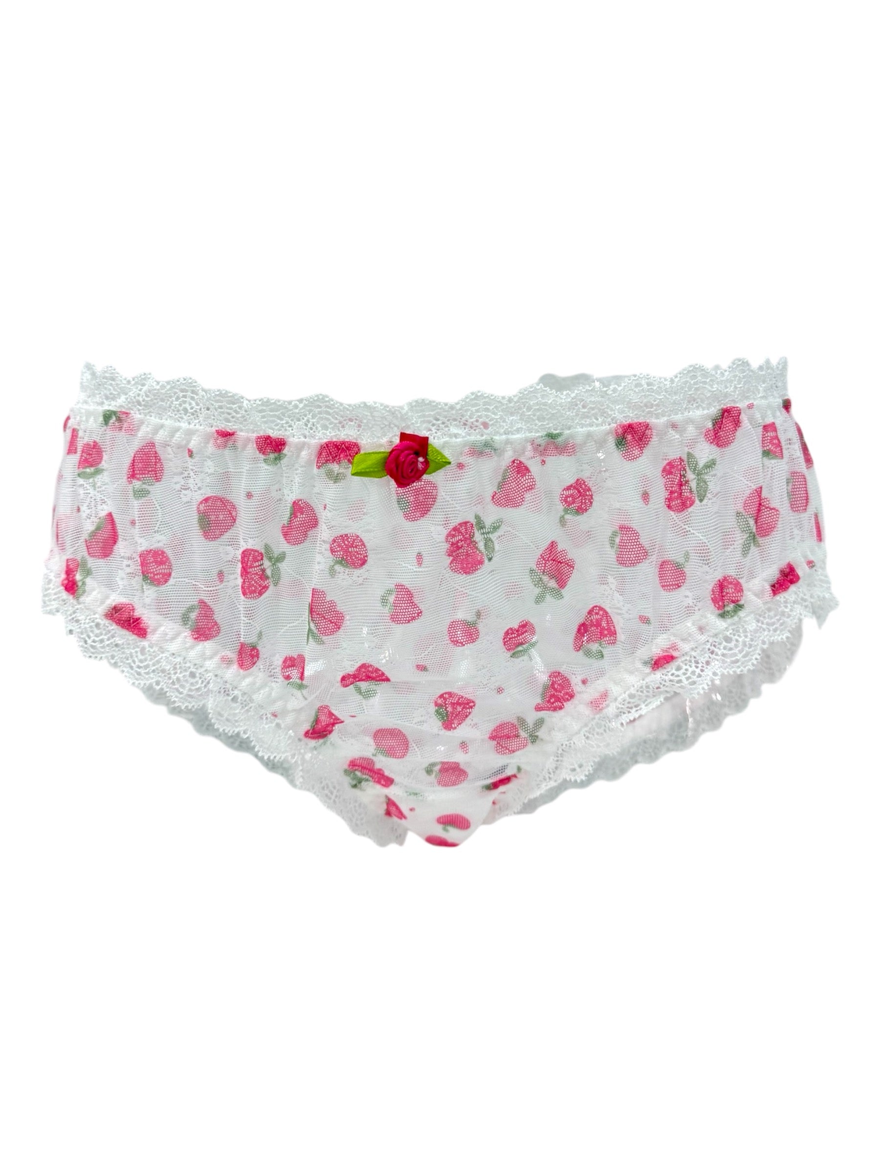 White Strawberry Coquette Panty