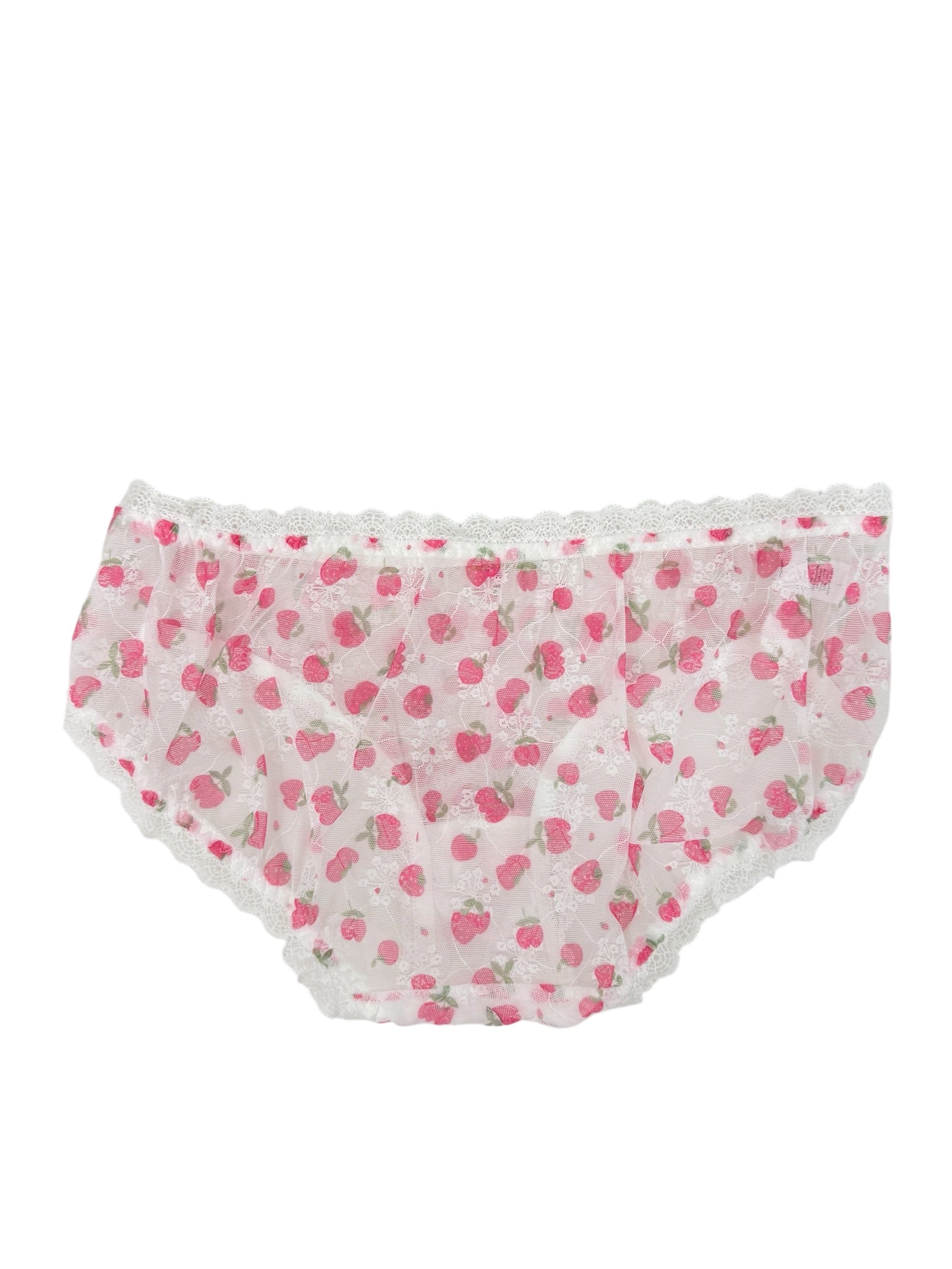 White Strawberry Coquette Panty