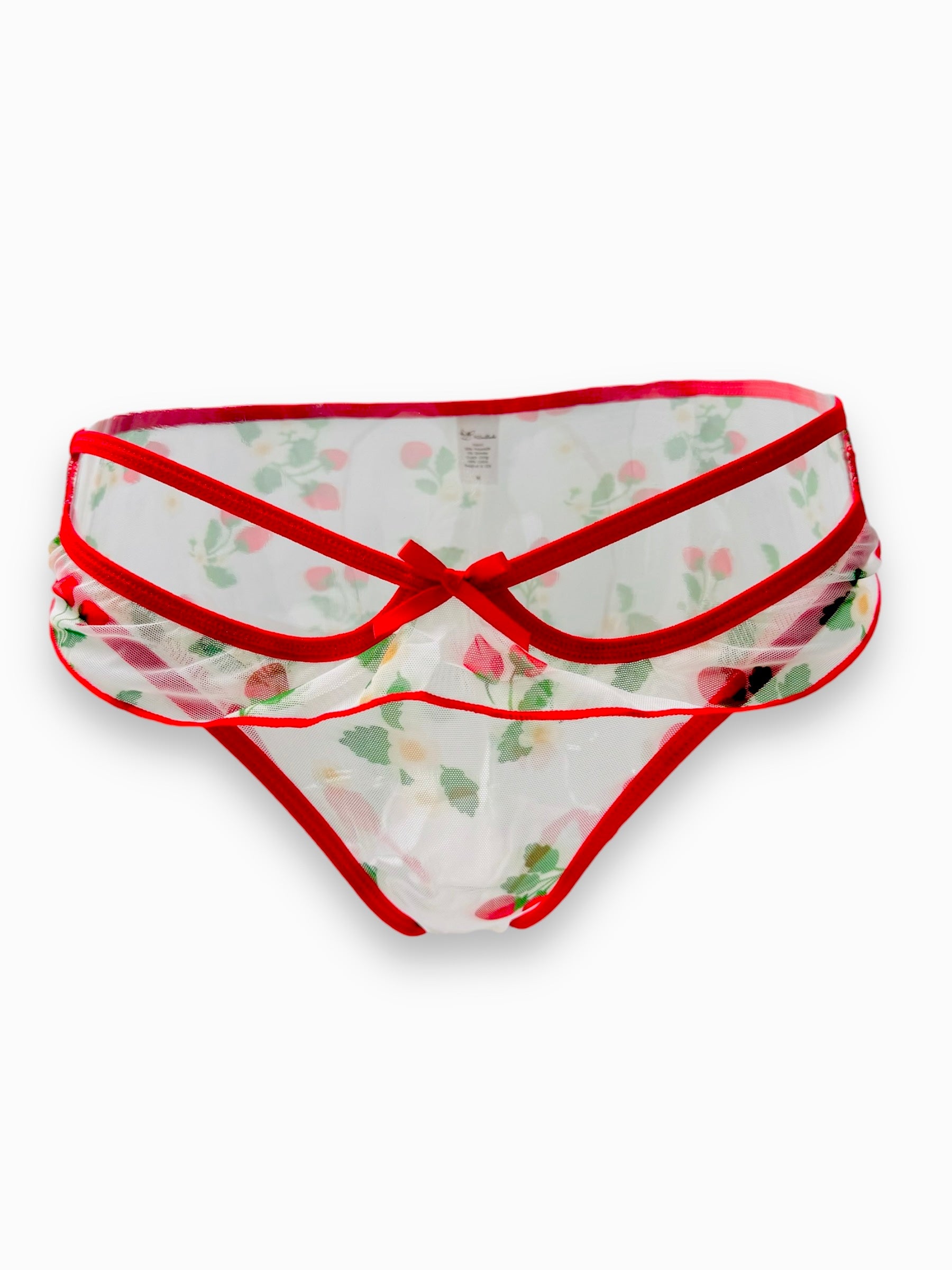 XS -2XL Size Conquete vintage flower Panty Polka Dot Floral Sexy Cotton Cotton Fabric Mesh Panties Womenswear fall underwear