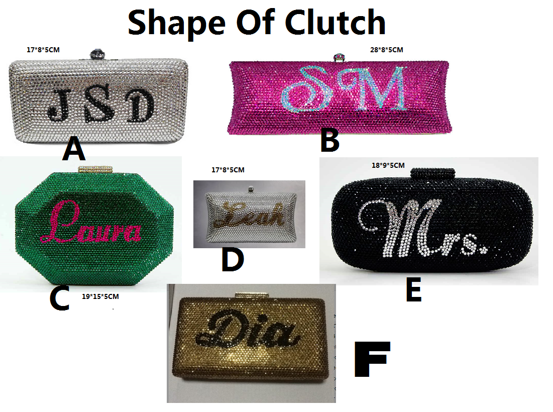 Beaded Box Bags Monogram Clutch Customized Name Clutch 